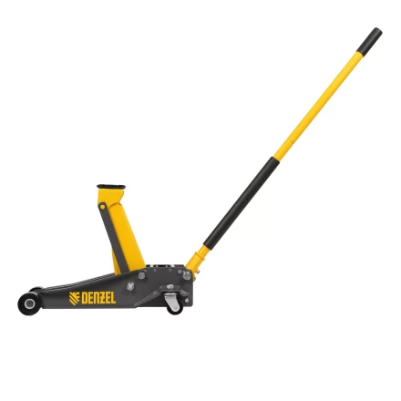 Домкрат гидравлический подкатной Denzel 51260, 3 т, 125-470 мм, быстрый подъем, проф. купить в Ноябрьске