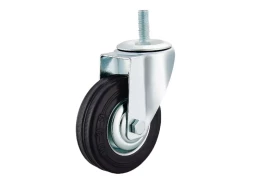 Колесо поворотное SCt 55 125 мм резина с болтом (F) 1027173