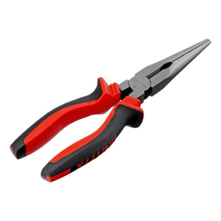 Длинногубцы прямые Matrix, 200 мм, хром-ванадий, двухкомпонентные рукоятки, 17311 купить в Ноябрьске