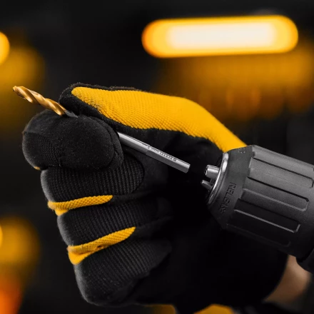 Сверло спиральное по металлу Denzel 5 x 86мм, Р6М5, Golden Tip, многогранная заточка, 718276 купить в Ноябрьске