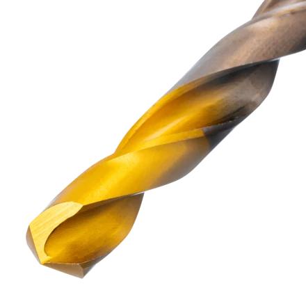 Набор сверл по металлу Denzel 723008, 1-10 мм, Р6М5К8-TiN, Golden Tip, 19 шт купить в Ноябрьске