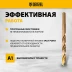 Набор сверл по металлу Denzel 723008, 1-10 мм, Р6М5К8-TiN, Golden Tip, 19 шт купить в Ноябрьске