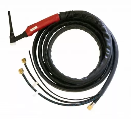Горелка TIG 18 320A 100% M12x1 1/4G 3/8G 4метра без управляющих разъемов Aurora купить в Ноябрьске