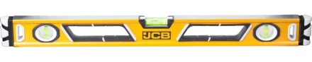 Уровень JCB коробчатый, магнитный, 2 фрезерованные базовые поверхности, 3 ампулы, крашенный, с ручками, 0,5мм/м, 60см JBL003 купить в Ноябрьске