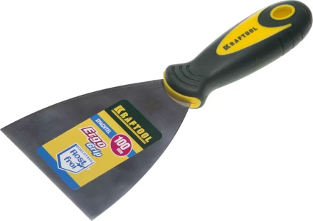 Шпательная лопатка KRAFTOOL с 2-компонент ручк, профилиров нержав полотно, 100мм 10035-100 купить в Ноябрьске