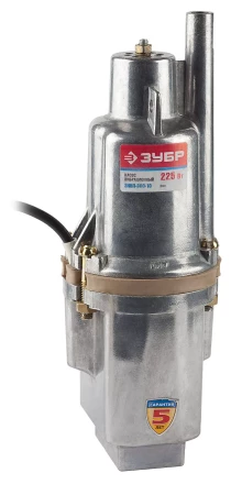 Насос ЗУБР &quot;Родничок&quot; вибрационный, погружной, для чистой воды, 1500 л/ч, напор 60 м, шнур 15 м, 225 Вт ЗНВП-300-15 купить в Ноябрьске