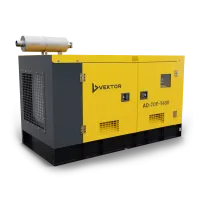 Дизельный генератор Vektor AD-70Y-T400 в шумозащитном кожухе с АВР