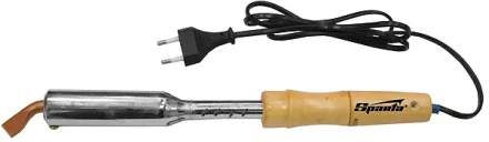 Паяльник электрика с деревянной ручкой SPARTA 100 Вт (220В) 913155 купить в Ноябрьске