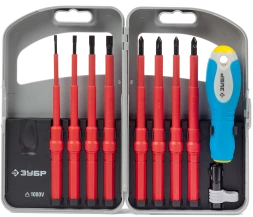 Набор отверток диэлектрических ПРОФИ ЭЛЕКТРИК серия ПРОФЕССИОНАЛ