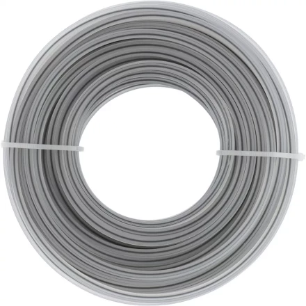 Леска двухкомпонентная для триммера квадратная витая 2,4мм х 15м, EXTRA CORD DENZEL 96185 купить в Ноябрьске