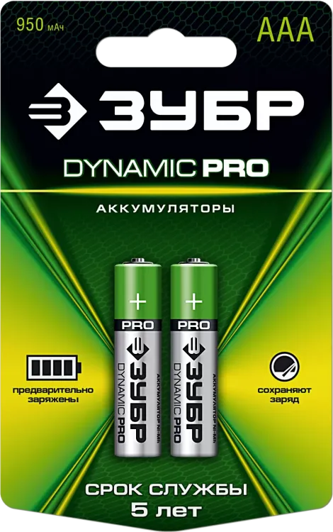Аккумуляторы DYNAMIC PRO никель-металлгидридные (NiMH) ААА 950мА/ч серия Без серии купить в Ноябрьске