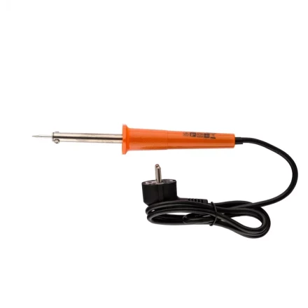 Ремонтный набор электрика 7 предметов: паяльник 30 Вт припой флюс две отвёртки пинцет подставка Sparta 913111 купить в Ноябрьске