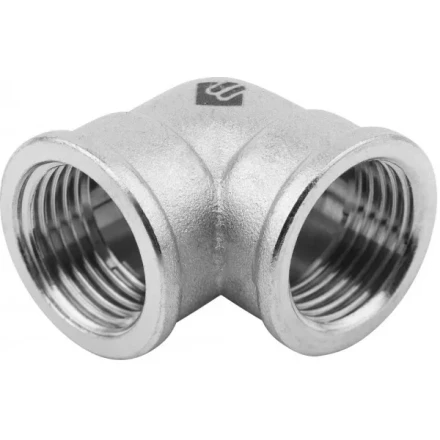 Уголок ЗУБР &quot;ЭКСПЕРТ&quot;, никелированная латунь, г/г, 1/2&quot; 51271-G/G-1/2 купить в Ноябрьске