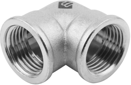 Уголок ЗУБР &quot;ЭКСПЕРТ&quot;, никелированная латунь, г/г, 1/2&quot; 51271-G/G-1/2 купить в Ноябрьске