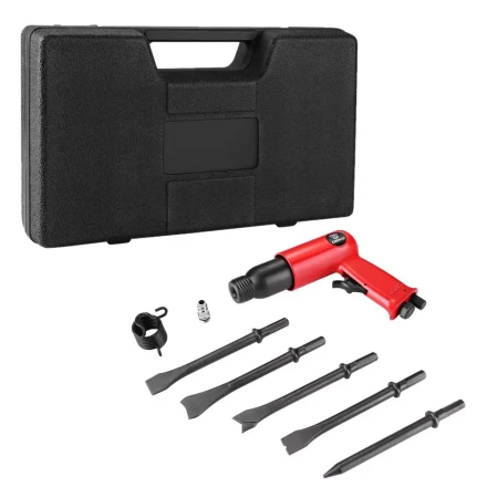 Молоток отбойный пневматический DEKO DKPT04 SET 3, 018-1104, в чемодане с набором 8 предметов купить в Ноябрьске