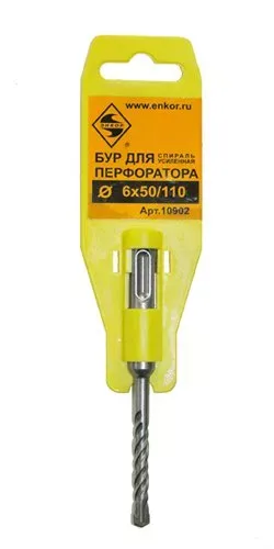 Бур SDS+  ф 6х 50/110 усиленный  10/50/300 10902 купить в Ноябрьске