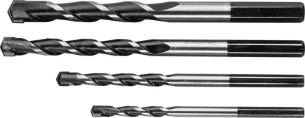 Набор ЗУБР Свёрла &quot;СУПЕР-6&quot; по бетону ударные, с шестигранным хвостовиком, 5-6-8-10 мм, 4шт 2916-H4 купить в Ноябрьске