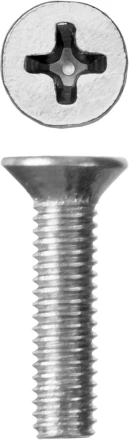 Винт ЗУБР &quot;МАСТЕР&quot; DIN 965, класс прочности 4.8, оцинкованный, M3x12мм, 5кг 303110-03-012 купить в Ноябрьске