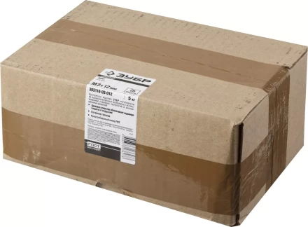 Винт ЗУБР &quot;МАСТЕР&quot; DIN 965, класс прочности 4.8, оцинкованный, M3x12мм, 5кг 303110-03-012 купить в Ноябрьске