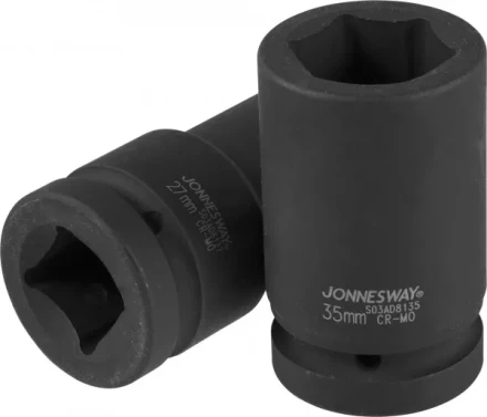 Головка ударная шестигранная 1&quot; М27  глубокая S03АD8127 Jonnesway 48592 купить в Ноябрьске
