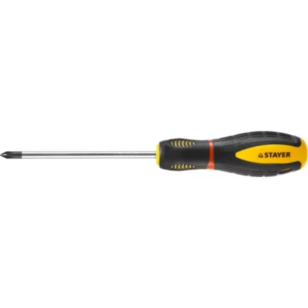 Отвертка STAYER &quot;PROFI&quot; &quot;PROTech&quot;, двухкомп рукоятка, намагниченная, Cr-Mo, PH1x100мм 25132-1-10_z02 купить в Ноябрьске