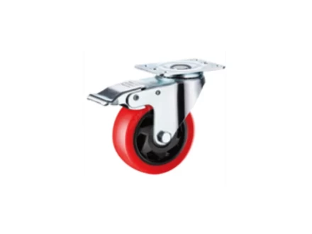 Колесо поворотное усиленное полиуретан SCBM 93 75 мм с тормозом 1027248 купить в Ноябрьске