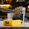 Набор сверл по металлу Denzel 723009, 1-13 мм, Р6М5-TiN, Golden Tip, 25 шт купить в Ноябрьске