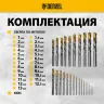 Набор сверл по металлу Denzel 723009, 1-13 мм, Р6М5-TiN, Golden Tip, 25 шт купить в Ноябрьске