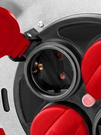 Силовые удлинители на стальной катушке  HEAVY DUTY 4.0, кабель КГ 3х2,5 кв мм 55086-50 купить в Ноябрьске