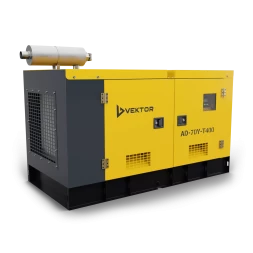 Дизельный генератор Vektor AD-70Y-T400 в шумозащитной кожухе