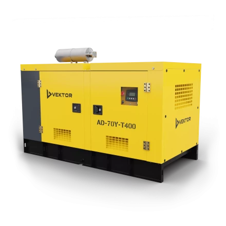 Дизельный генератор Vektor AD-70Y-T400 в шумозащитной кожухе купить в Ноябрьске