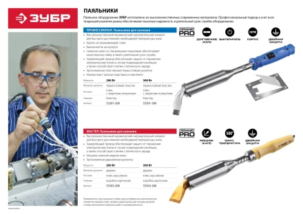 Паяльники высокомощные с деревянной рукояткой серия МАСТЕР купить в Ноябрьске