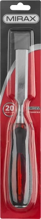 Стамеска MIRAX с двухкомпонентной прозрачной рукояткой, 20мм 1810-20 купить в Ноябрьске