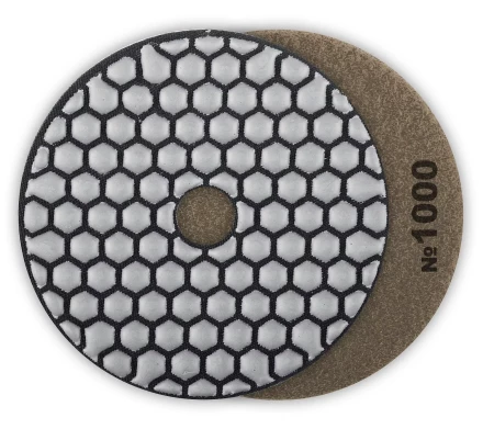 ЗУБР 100 мм, №1000, сухое шлифование, алмазный гибкий шлифовальный круг АГШК, Профессионал (29868-1000) купить в Ноябрьске