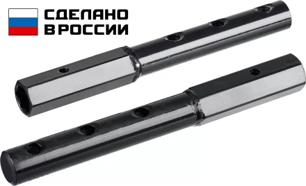 ЗУБР УД-2, НЕХ 23 - круг 30 мм, 2 шт., удлинитель (707107-2) купить в Ноябрьске