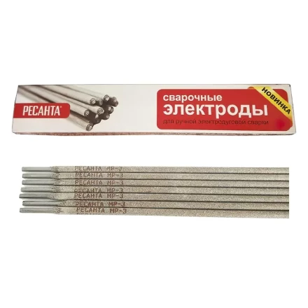 Электрод для сварки РЕСАНТА МР-3 Ф5,0 Пачка 0,8 кг 900/71/6/23 купить в Ноябрьске