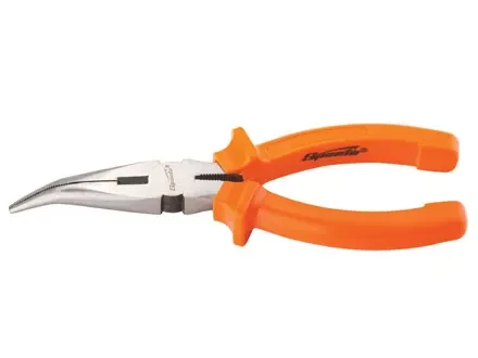 Длинногубцы изогнутые Classic 160 мм шлифованные пластмассовые рукоятки SPARTA 17411 купить в Ноябрьске