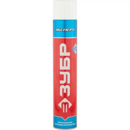Пена ЗУБР &quot;ЭКСПЕРТ&quot;, монтажная, адаптерная, всесезонная, 750мл 41143_z01 купить в Ноябрьске
