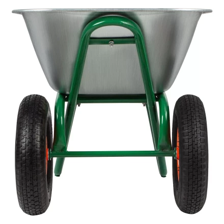 Тачка садово-строительная Palisad 689860, 2-х колесная, усиленная, грузоподъемность 320 кг, объем 100 л купить в Ноябрьске