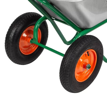 Тачка садово-строительная Palisad 689860, 2-х колесная, усиленная, грузоподъемность 320 кг, объем 100 л купить в Ноябрьске