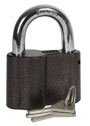 Замок навесной ЗУБР &quot;МАСТЕР&quot; общего применения, дисковый механизм секрета, ключ 7 PIN, дужка d-14мм, 80мм 3720_z01 купить в Ноябрьске
