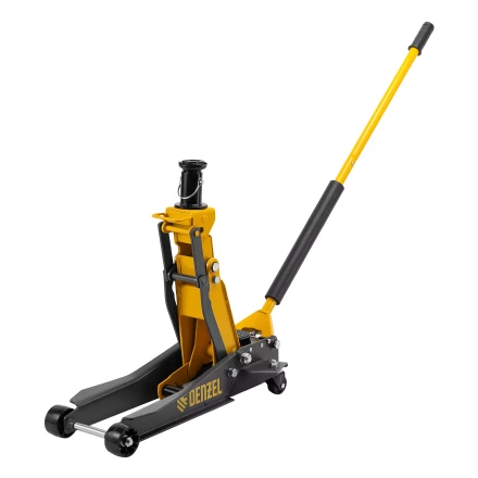 Домкрат гидравлический подкатной Denzel 51270, 2/3 т, 98-770 мм, быстрый подъем, низ. подхват, проф, SUV купить в Ноябрьске