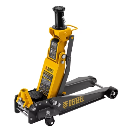 Домкрат гидравлический подкатной Denzel 51270, 2/3 т, 98-770 мм, быстрый подъем, низ. подхват, проф, SUV купить в Ноябрьске