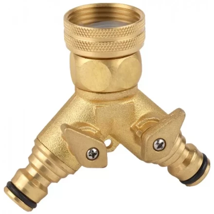 Распределитель двухканальный RACO &quot;Profi&quot; (резьба внешняя-наконечник) латунный, 3/4&quot; х 1&quot; 4246-55035B купить в Ноябрьске