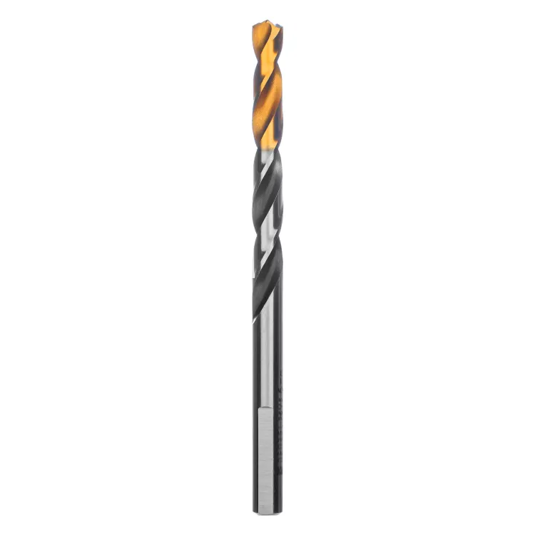 Сверло спиральное по металлу 6 x 93мм, Р6М5, Golden Tip, многогранная заточка Denzel 718278 купить в Ноябрьске
