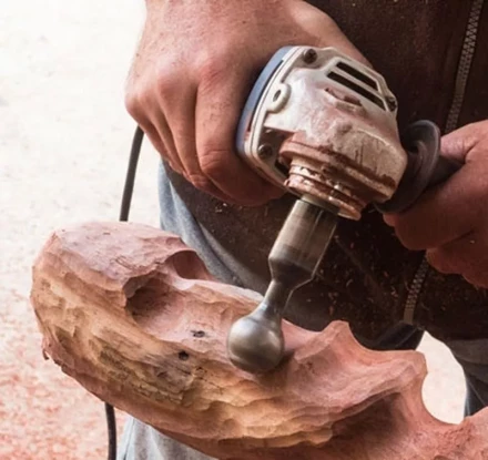 Шарообразная фреза MESSER 40х108хМ14  для объемно-фигурных работ по дереву купить в Ноябрьске