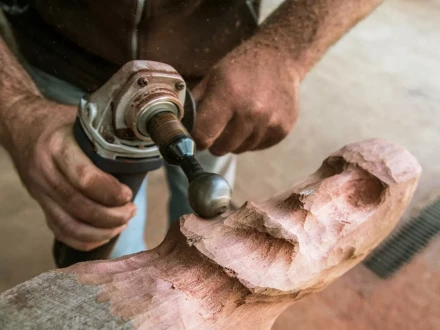 Шарообразная фреза MESSER 40х108хМ14  для объемно-фигурных работ по дереву купить в Ноябрьске