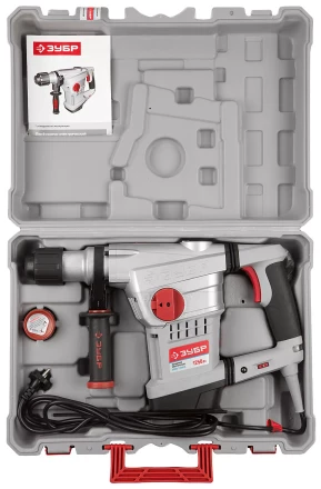 Перфоратор ЗУБР SDS-Max, 10Дж, 1250Вт, кейс ЗПМЭ-1250ЭК купить в Ноябрьске