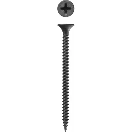 Саморезы фосфатированные с мелкой резьбой, гипсокартон-металл, ЗУБР 300016-35-055, PH2, 3,5 x 55 мм, 35 шт 300016-35-055 купить в Ноябрьске