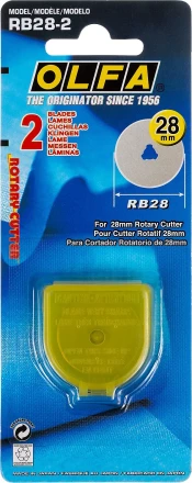 Лезвие OLFA специальное, круговое, 28мм, 2шт OL-RB28-2 купить в Ноябрьске